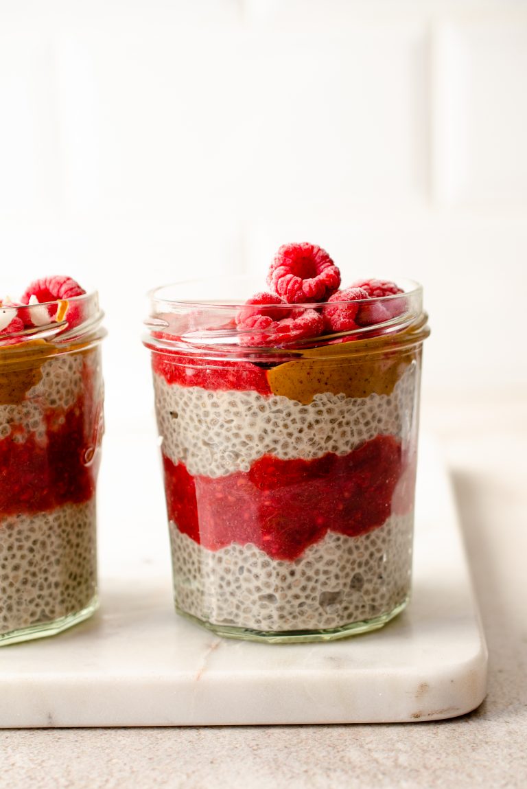 Easy Chia and Raspberry pudding. - Wooden Spoon Kitchen