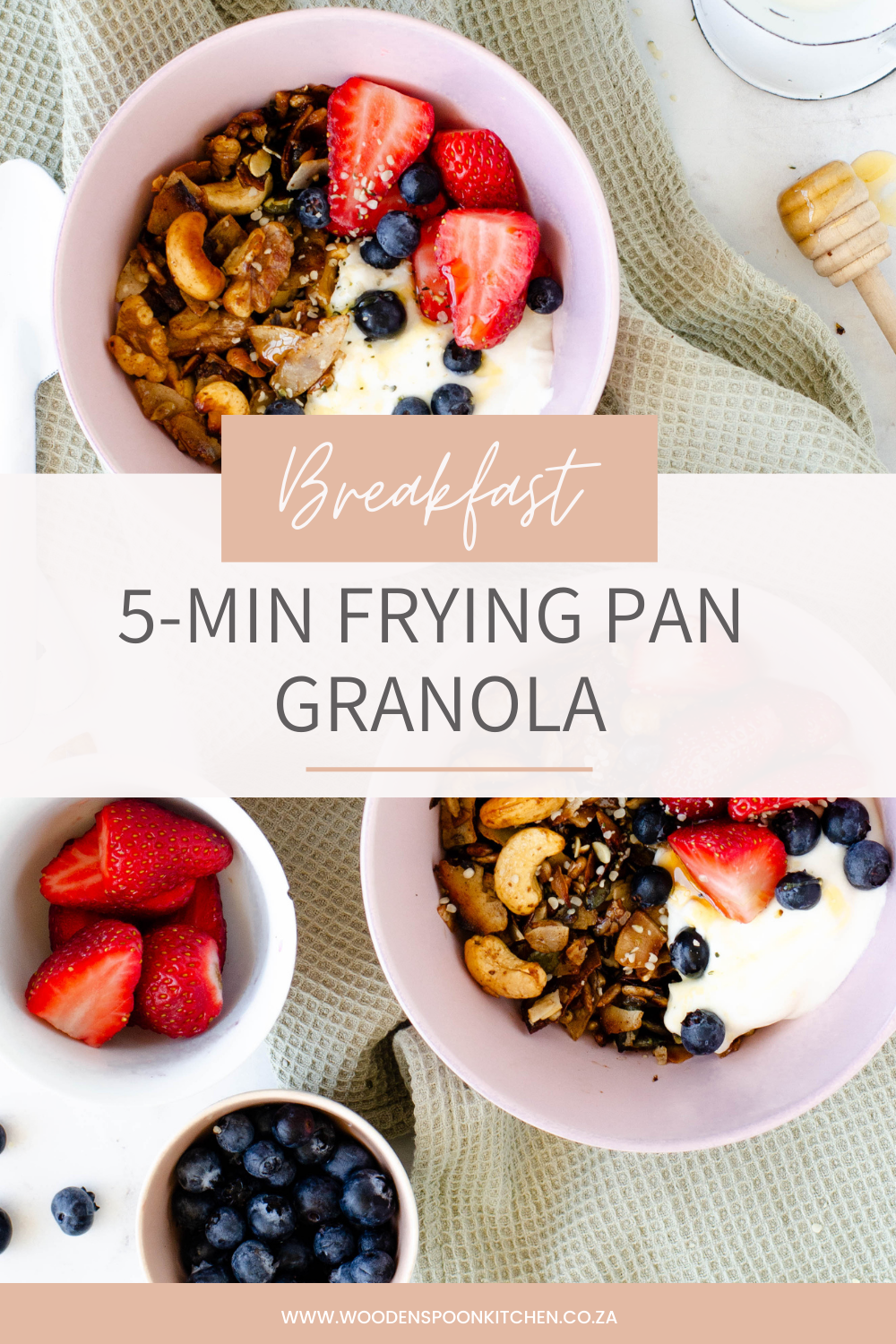5- Minute frying pan granola