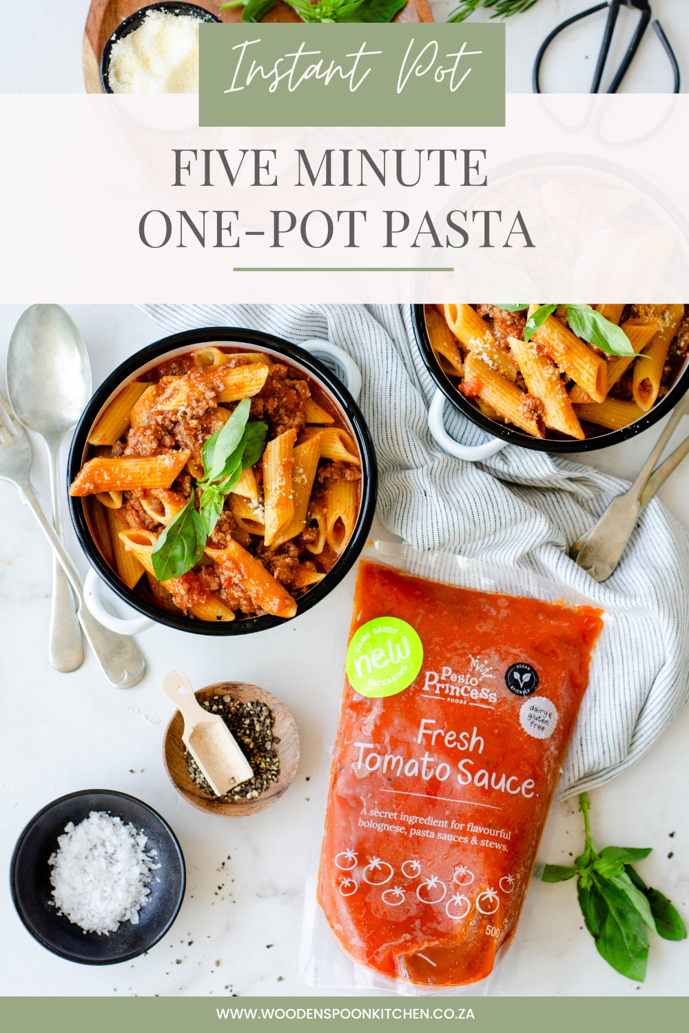 Five minute one-pot pasta