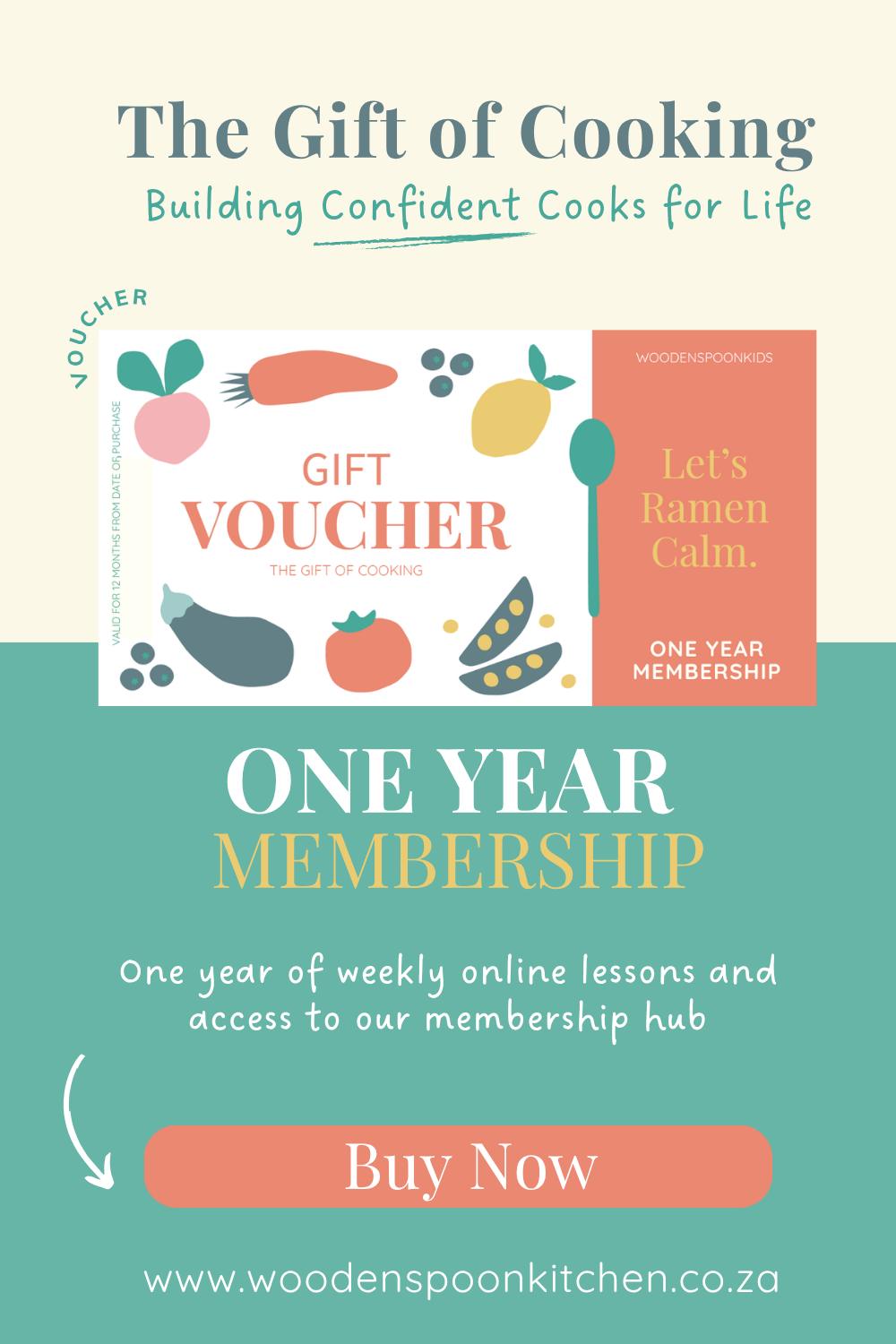 Gift of Cooking – 1 Year Membership