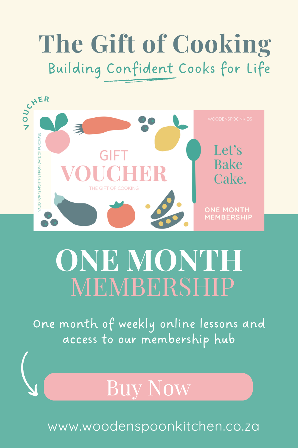 Gift of Cooking – 1 Month Membership