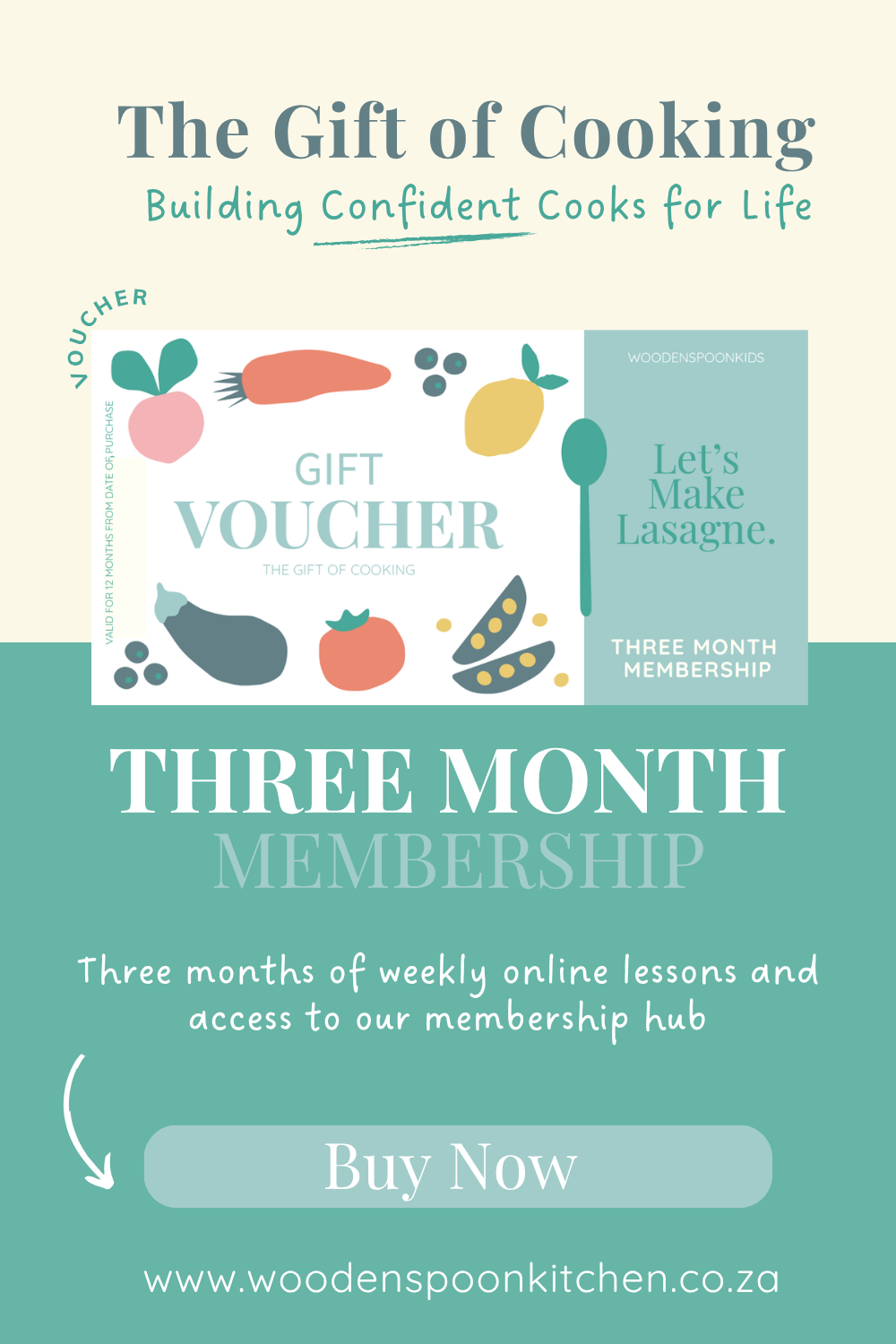 Gift of Cooking – 3 Month Membership