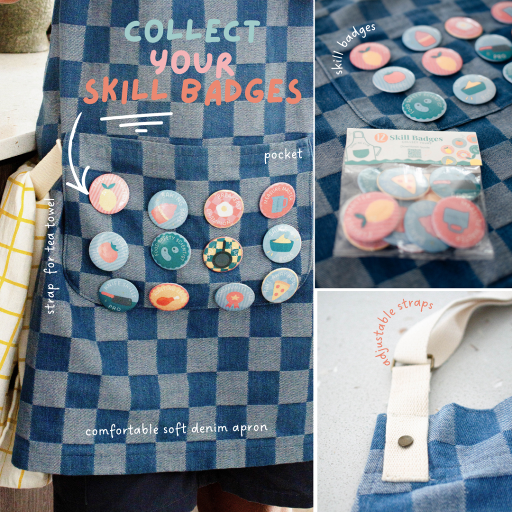Aprons and Skills badges
